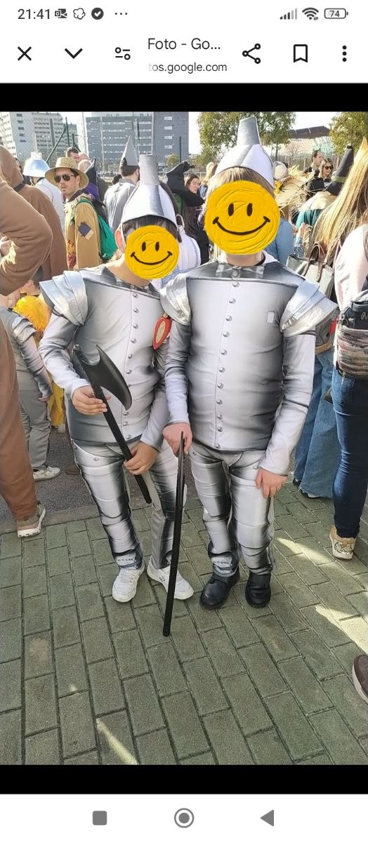 Disfraz hombre hojalata Mago de Oz