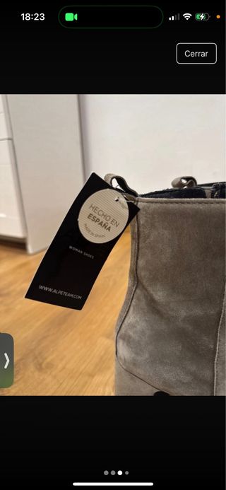 Botines alpe talla 40