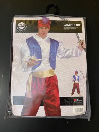 Disfraz carnaval aladdín genio árabe