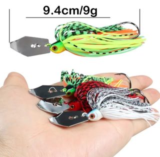 Lote 3 chater bait black bass lucio pesca cebo