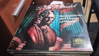 HANDEL (TRES CONCIERTOS PARA ORGANO Y ORQUESTA) LP