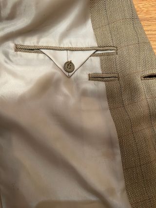 Americana de cuadros de hombre