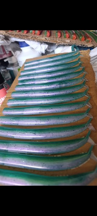 Vinilos pesca jigging spinning