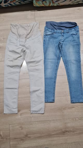 Pantalones embarazada talla 40 y 42 L