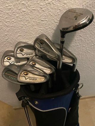 Bolsa y palos de Golf
