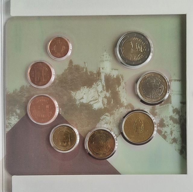 Set monedas euro San Marino 2020.
