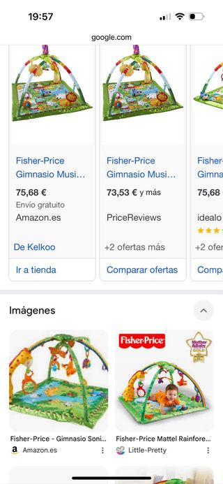 Gimnasio bebe musical fisher price k4562