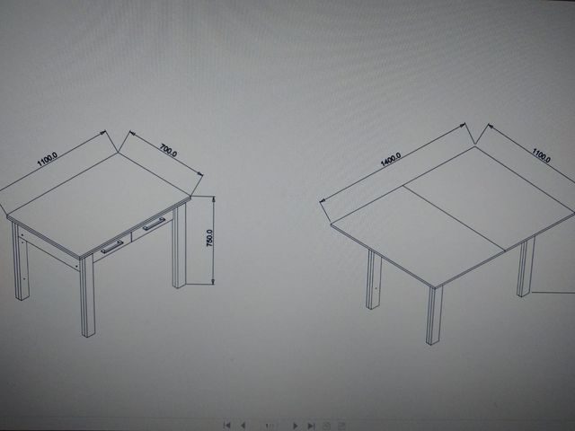 MESA COCINA SENDAI DOBLE