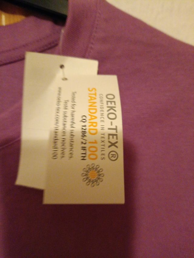 Camiseta morada TL kiabi