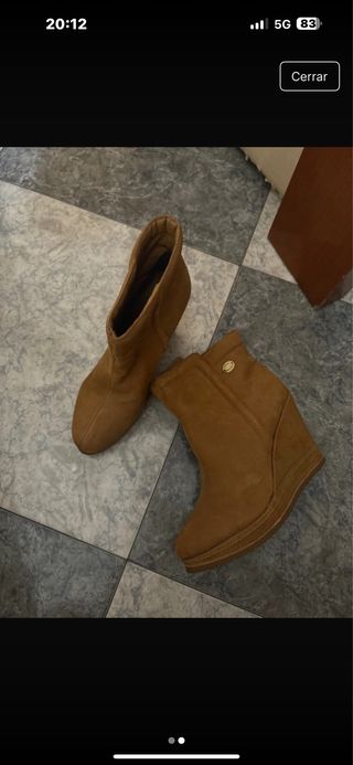 Botines de cuñas de adolfo dominguez