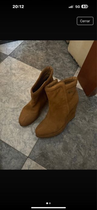 Botines de cuñas de adolfo dominguez