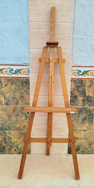 Caballete de madera para lienzo