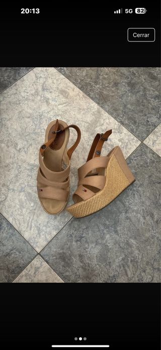 Zandalias cuña mujer