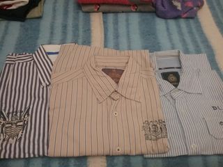 3 camisas talla m,manga larga