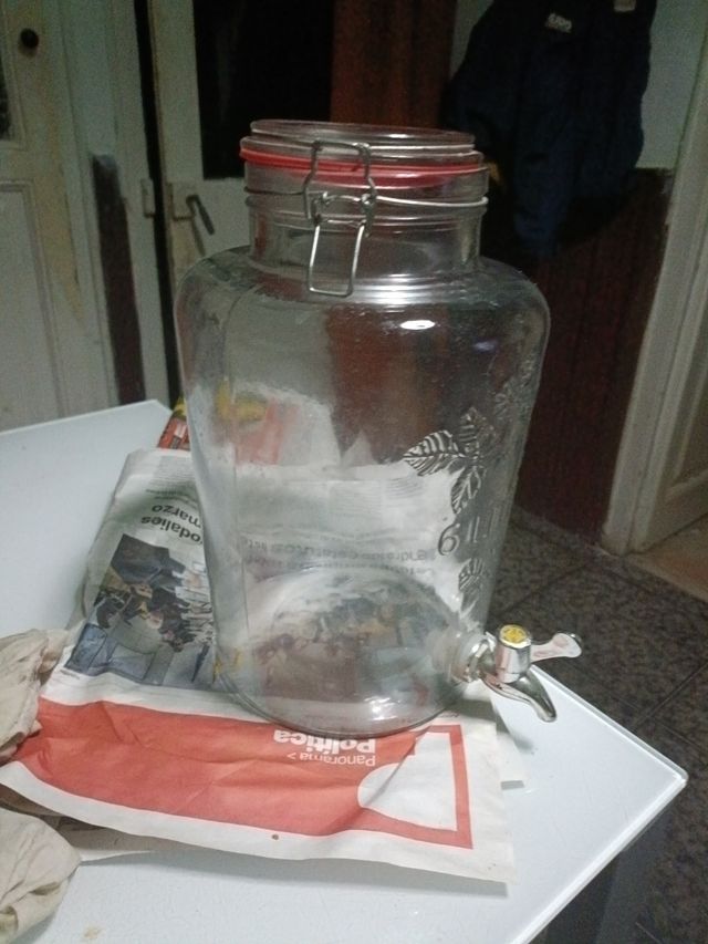 Recipiente vidrio ingles