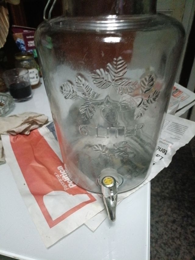 Recipiente vidrio ingles