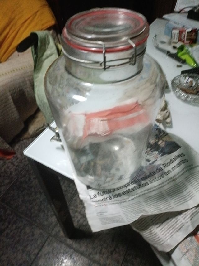 Recipiente vidrio ingles