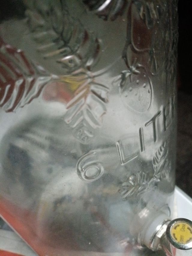 Recipiente vidrio ingles