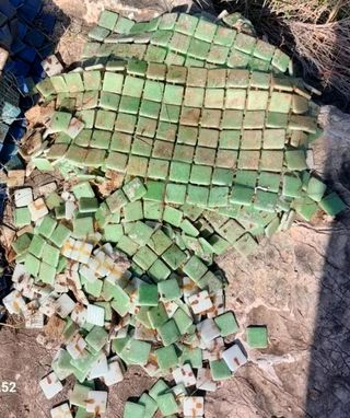Azulejos mosaic Vintage
