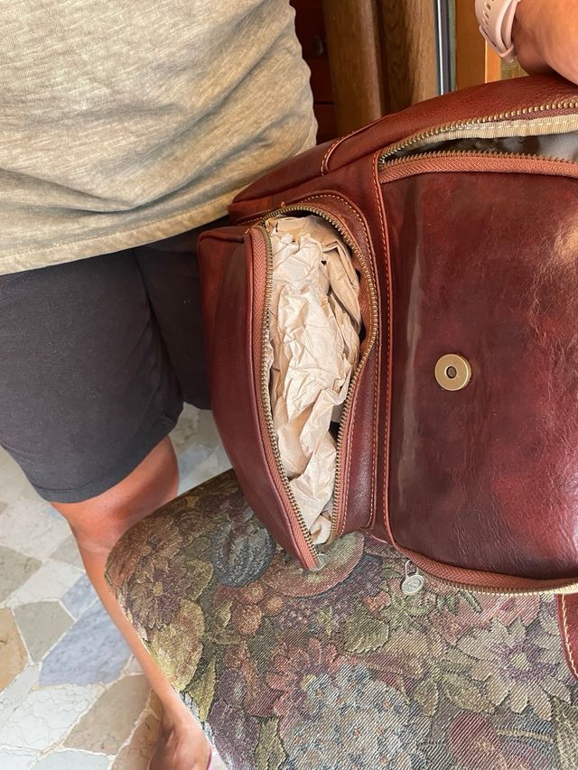 Zainetto in vera pelle