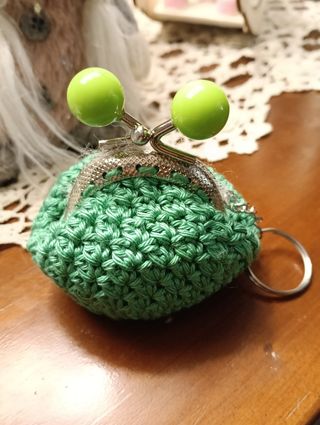 Portamonete lumachina fatto a mano