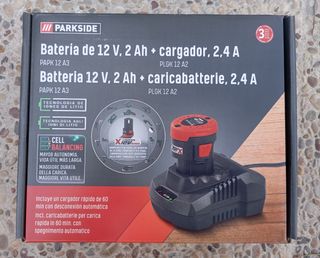 Batería y cargador Parkside 
