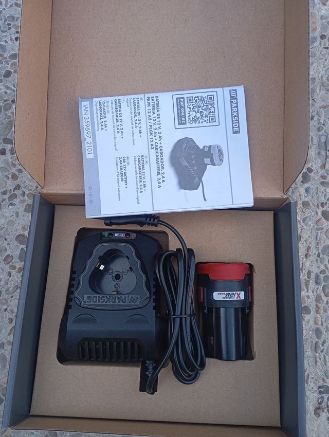 Batería y cargador Parkside 