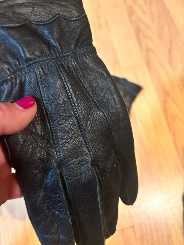 Guantes piel talla s