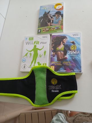 Juegos wii y plataforma fit plus