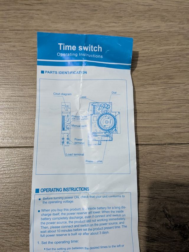 INTERRUPTOR HORARIO MODULAR