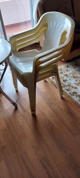 Mesa redonda terraza de mármol. Vintage