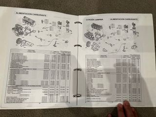 CITROEN JUMPER LOTE CARROCERIA MECANICA CATALOGOS
