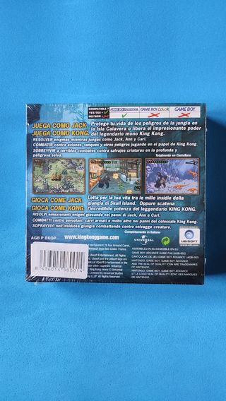 GAMEBOY ADVANCE GBA KING KONG PRECINTADO