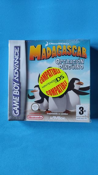GAMEBOY ADVANCE GBA MADAGASCAR PRECINTAD