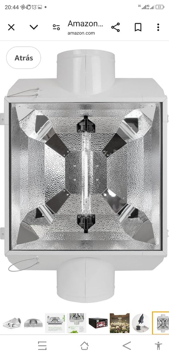 Reflector sus system para cultivo interior