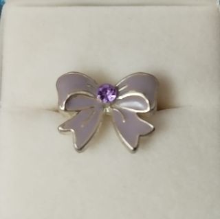 Anillo ajustable lazo con zirconita