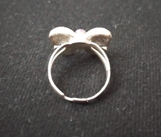 Anillo ajustable lazo con zirconita
