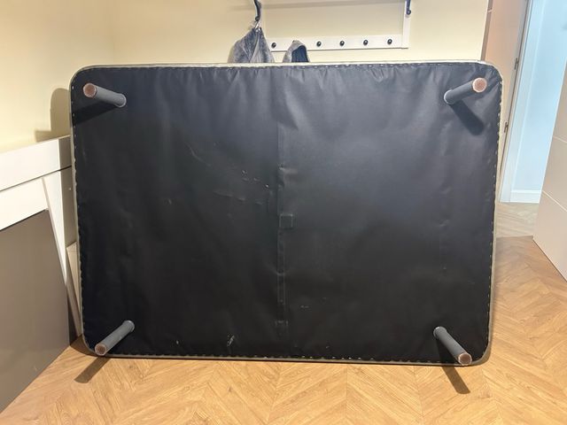 Somier de 1.35 cm gris COMO NUEVO