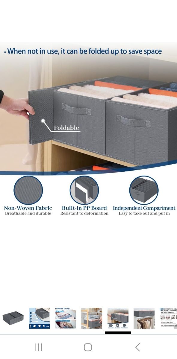 Organizzatore armadio cassetto