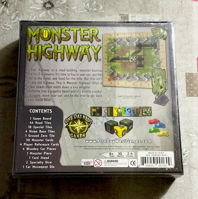 Gioco Monster Highway Kickstarter nuovo