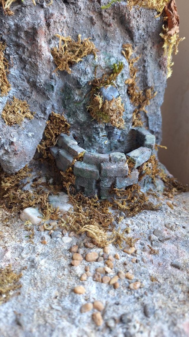 Presepe Artigianale Illuminato – Fontana Funzionan