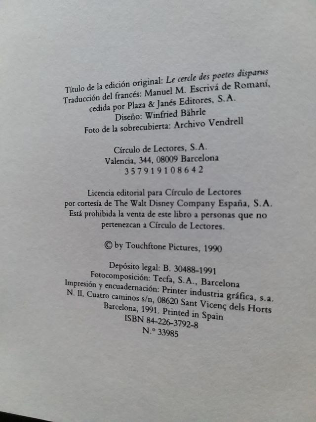 El club de los poetas muertos