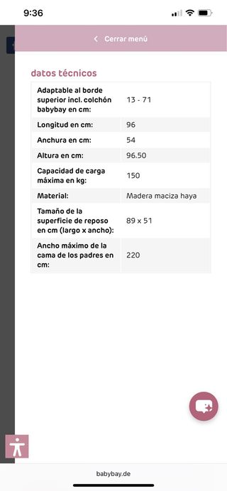 Culla Babybay Boxspring plus materasso comfort