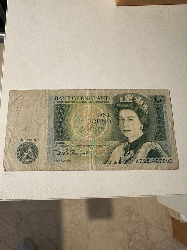 Billete una libra