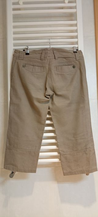 Pantalón pirata Mango T:40 Como Nuevo