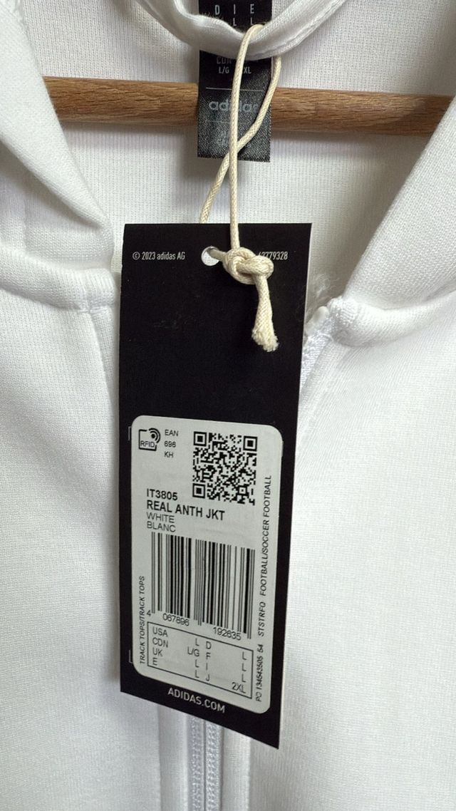 Chaqueta real Madrid adidas himno