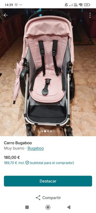 Bugaboo camaleon año 2020