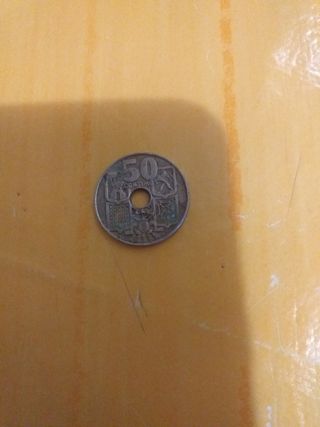 6 MONEDAS DE 50 CENTIMOS DEL AÑO 1963 .