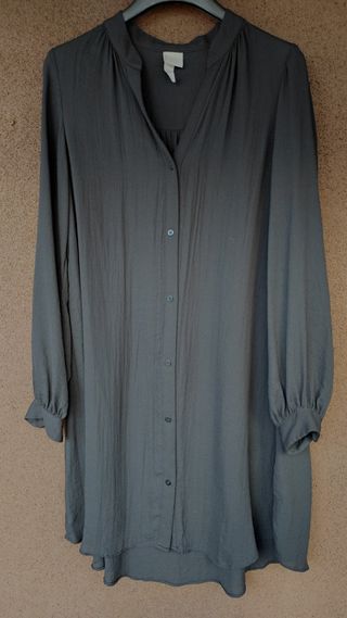 Blusa camisola negra HM talla 38