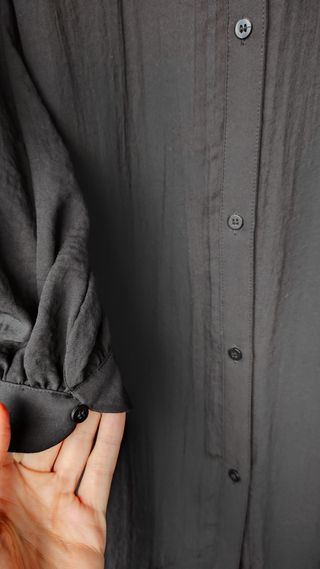 Blusa camisola negra HM talla 38